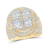 3 7/8CTW-DIA NK MENS RING